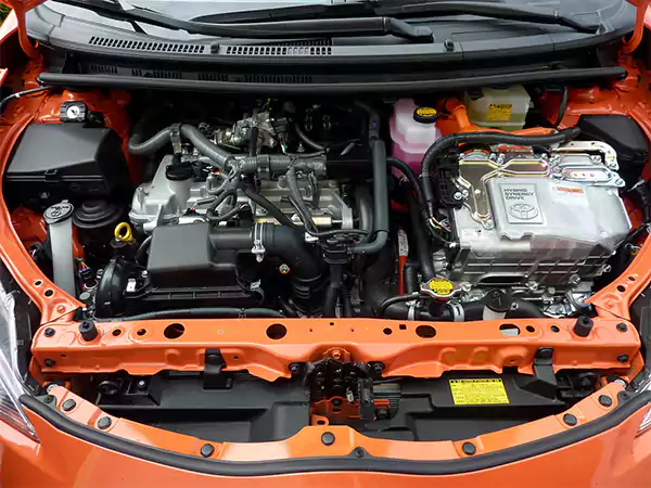 Car Battery and Other Internal Components