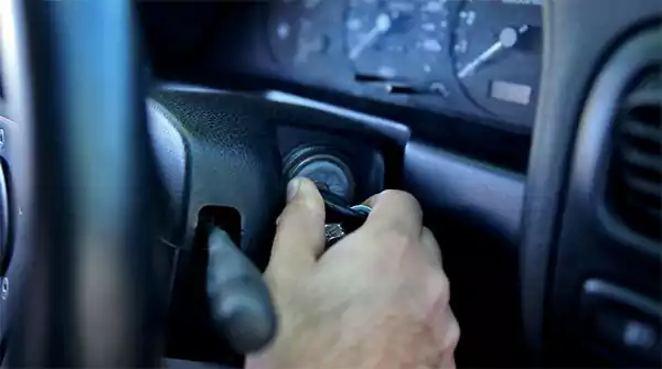 Switch off the engine