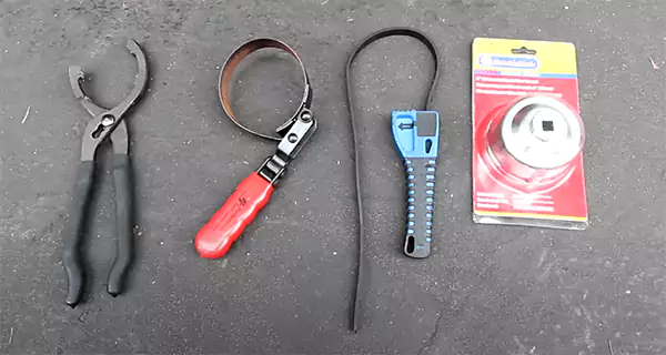 Different oil filter wrenches