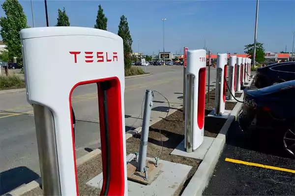 Slowing sales for Tesla EVs