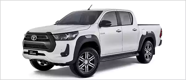 White Pearl Crystal Shine Toyota Hilux