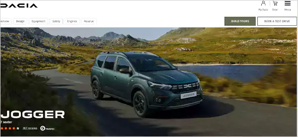 Dacia Jogger as one of the Best 7 Seater Cars