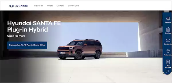 Hyundai Santa Fe as one of the Best 7 Seater Cars