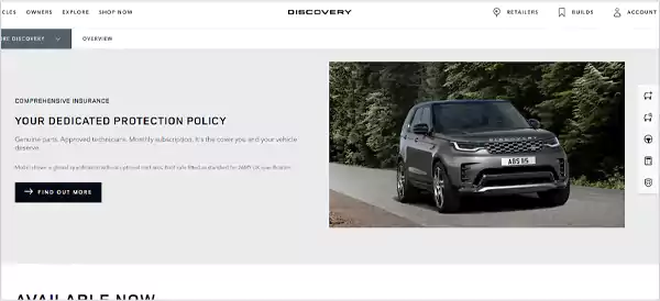 Land Rover Discovery as one of the Best 7 Seater Cars