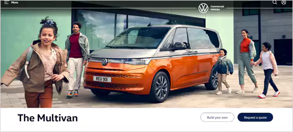 Volkswagen Multivan as one of the Best 7 Seater Cars