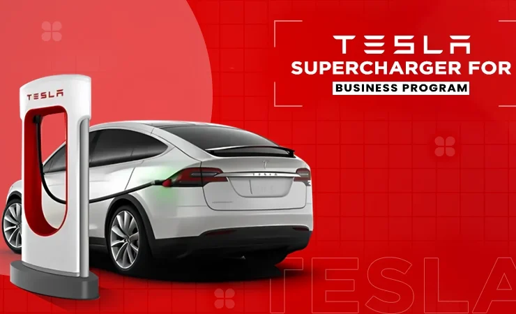tesla supercharger for business program