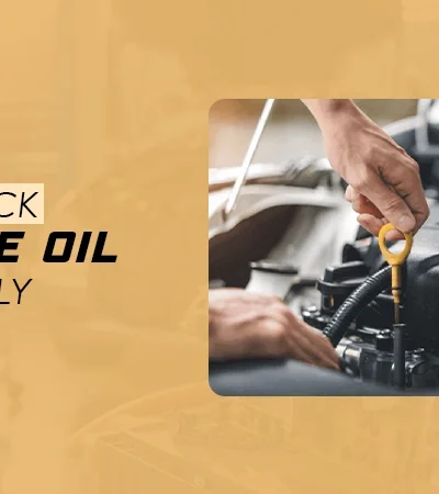 check engine oil easily
